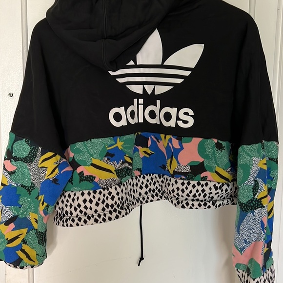 Adidas oversized crop hoodie - Picture 2 of 2